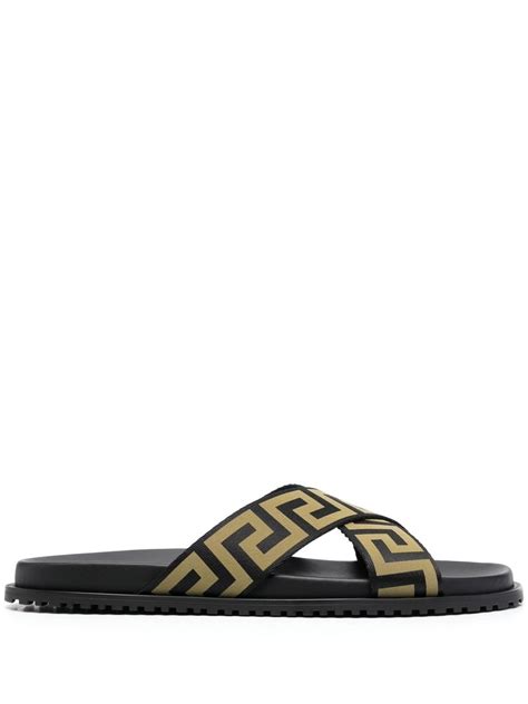 versace greek slides|Versace logo slides.